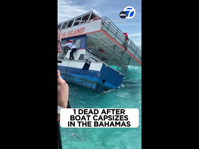 Passenger records ‘traumatic’ Bahamas boat capsize that left 1 dead
